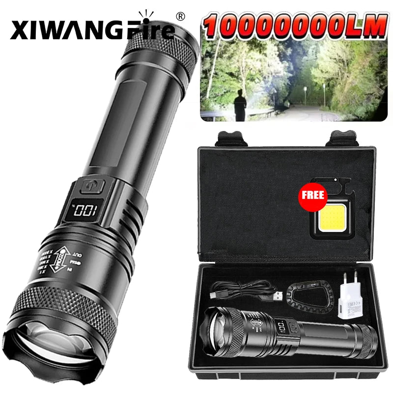 2000 Lumen rechargeable flashlight