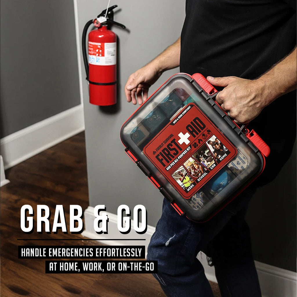 OSHA/ANSI Compliant All-Purpose 400 Pcs First Aid Kit