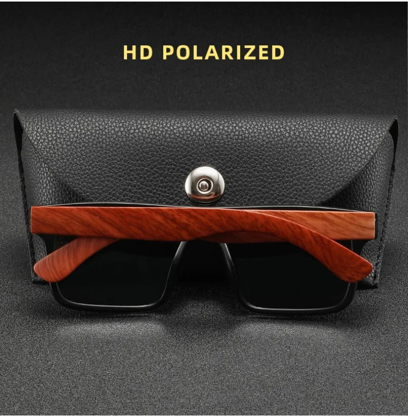 Bamboo polarized sunglasses