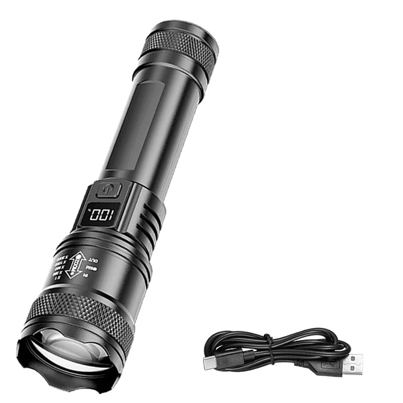 2000 Lumen rechargeable flashlight