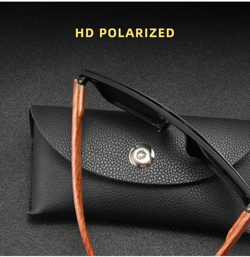 Bamboo polarized sunglasses