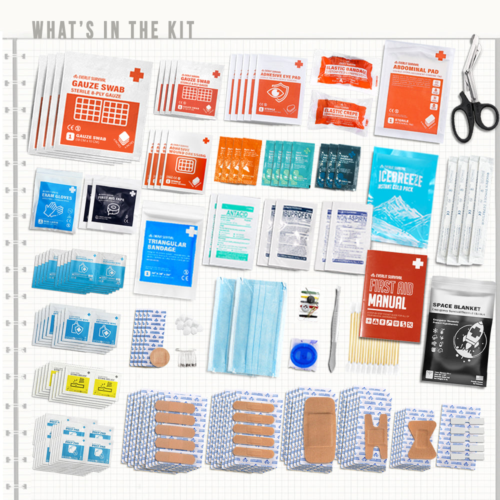 OSHA/ANSI Compliant All-Purpose 400 Pcs First Aid Kit