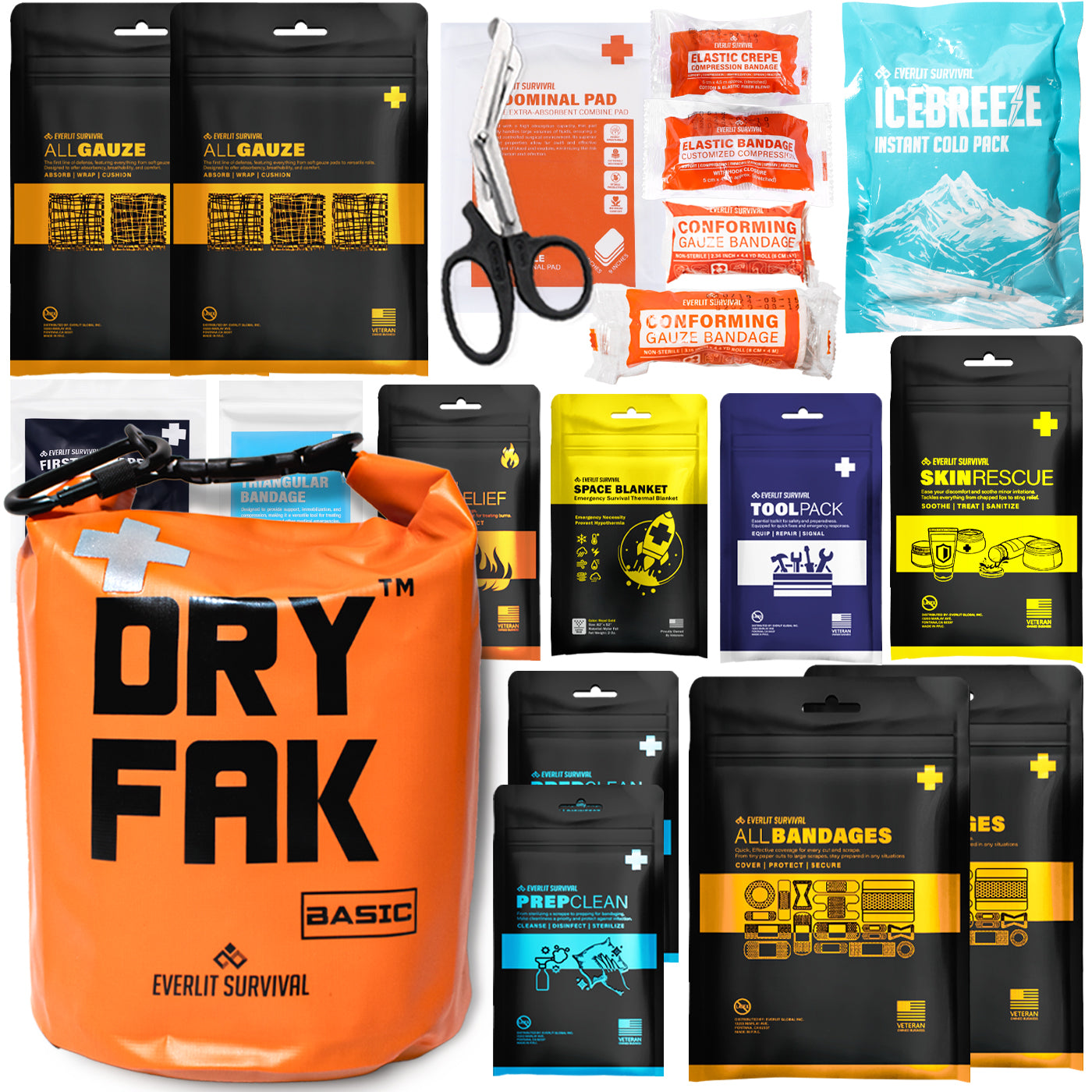 DRY FAK™ WATERPROOF FIRST AID KIT