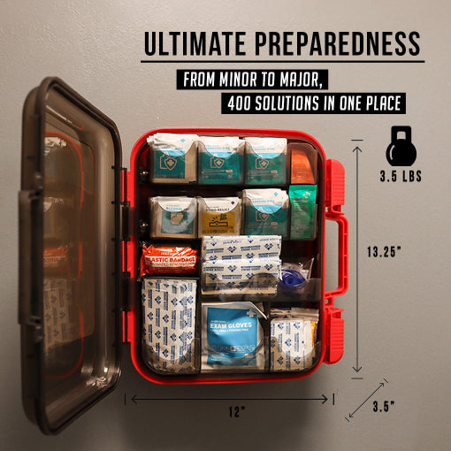 OSHA/ANSI Compliant All-Purpose 400 Pcs First Aid Kit